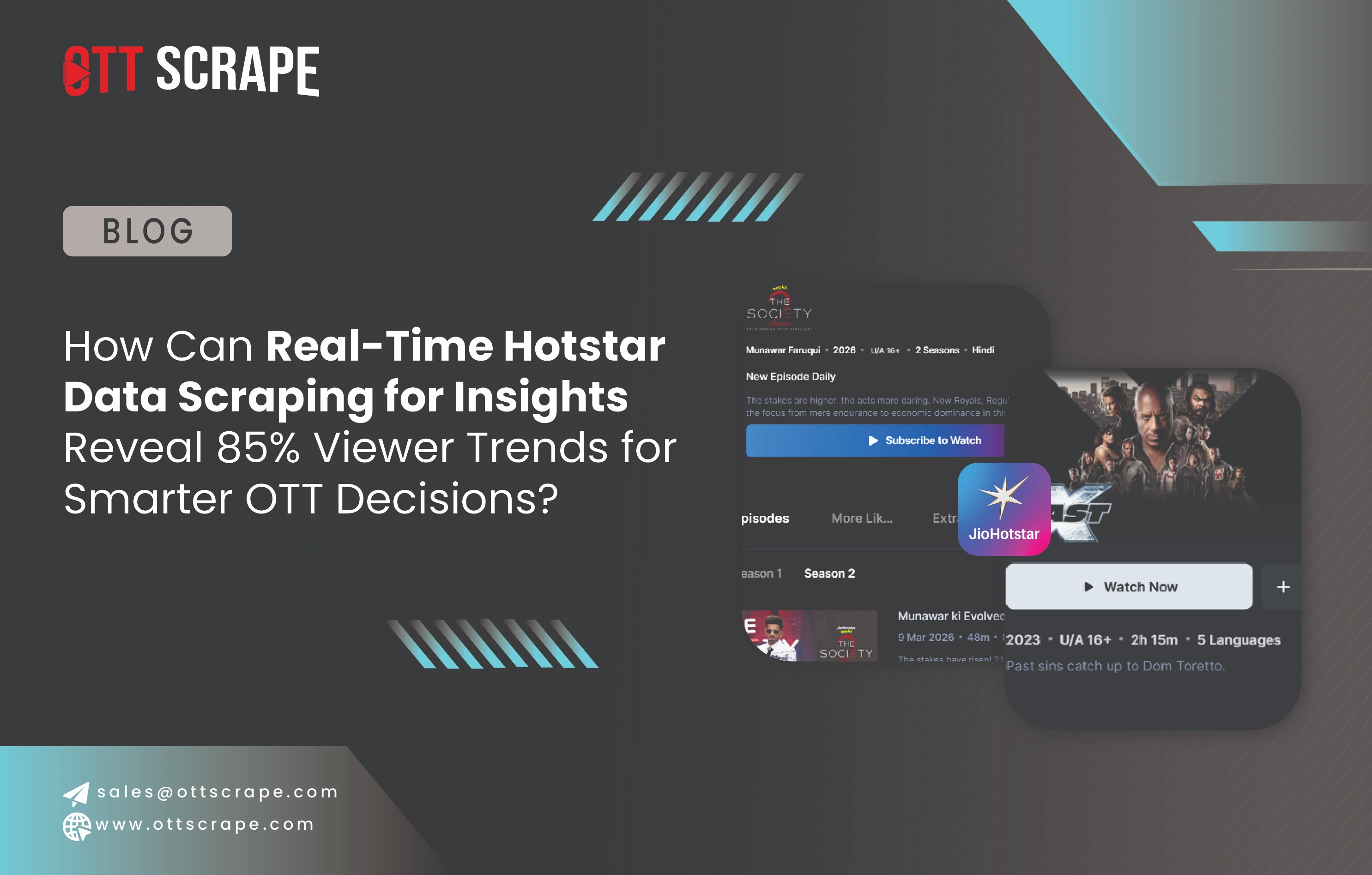  How Can Real-Time Hotstar Data Scraping for Insights Reveal 85% Viewer Trends for Smarter OTT Decisions?
